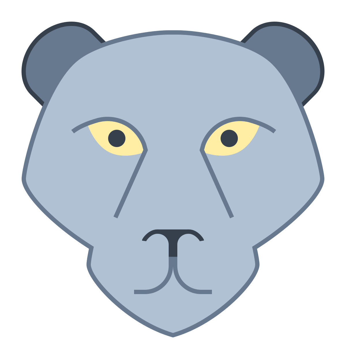 office l style black jaguar icon