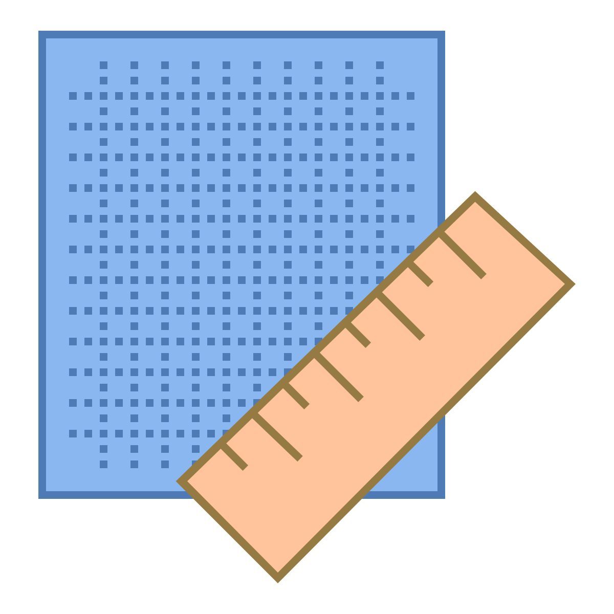 office l style blueprint icon