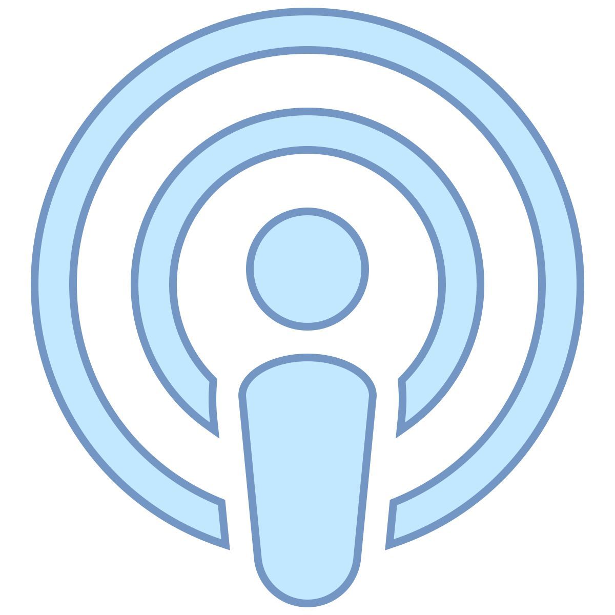 office l style 浏览播客 icon