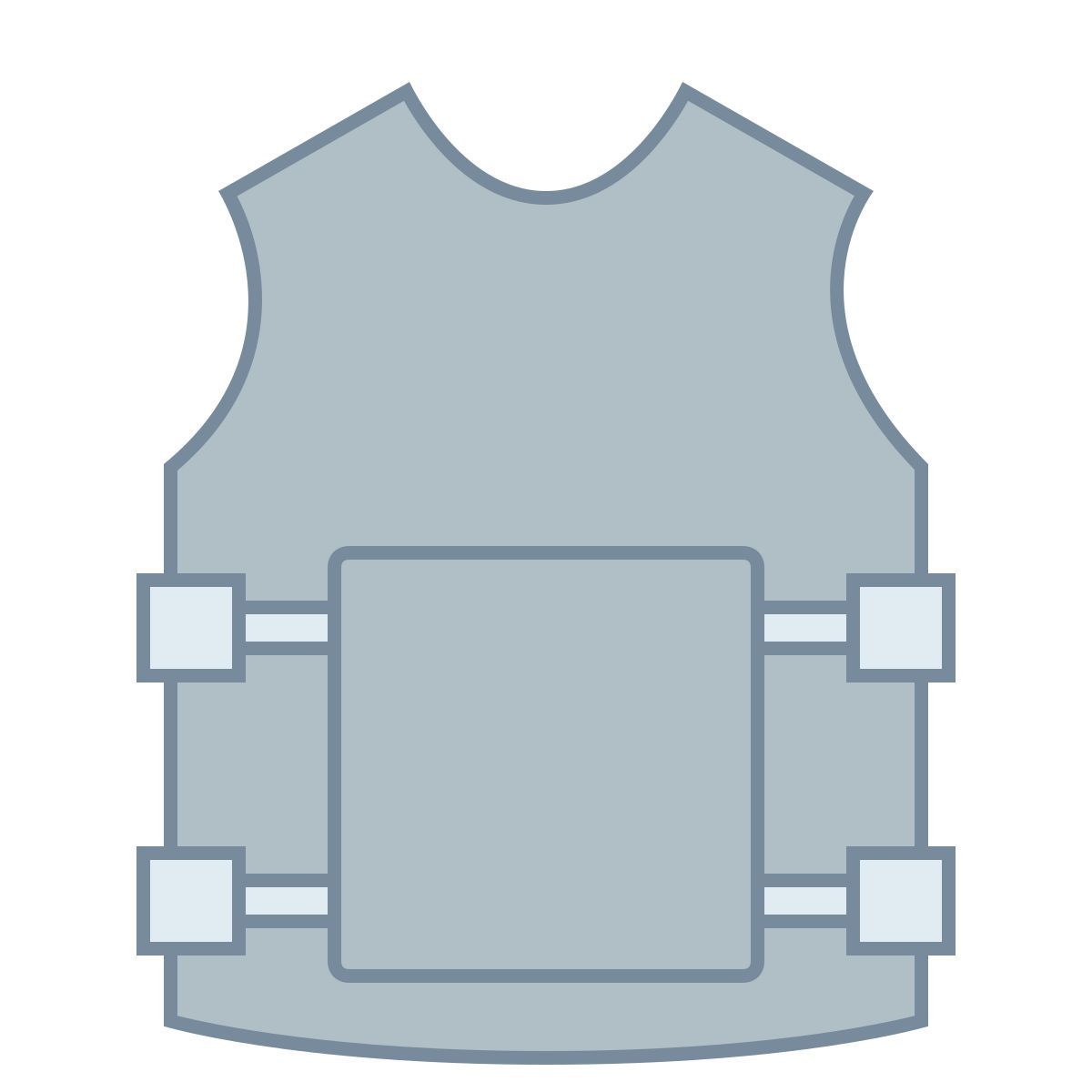 office l style kugelsichere weste icon