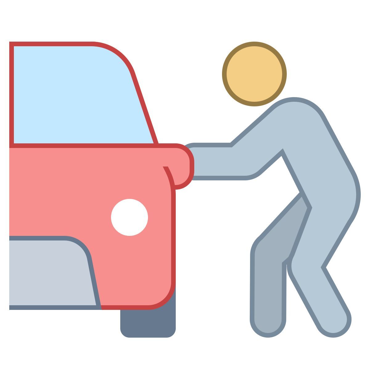 office l style roubo de carro icon