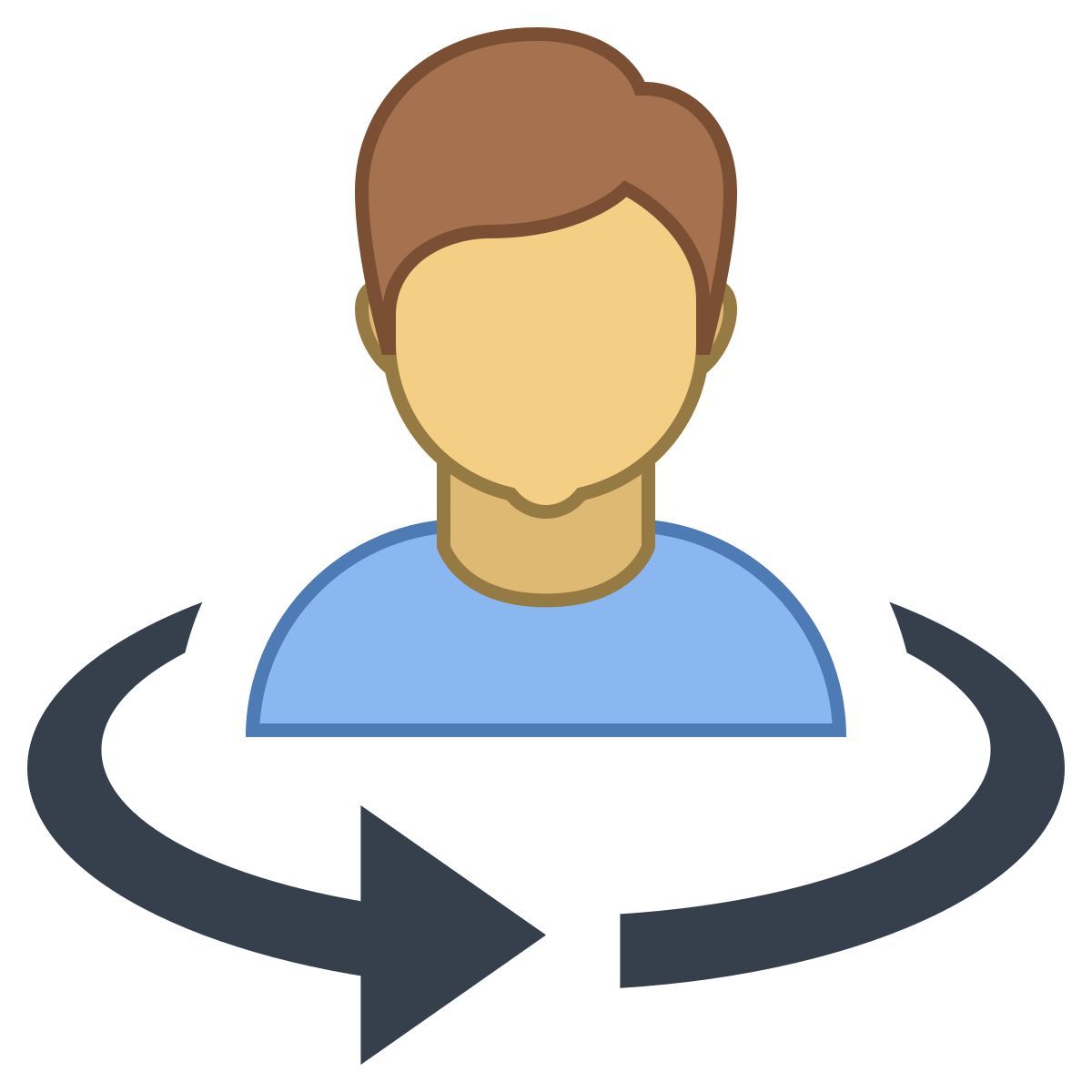 office l style change user icon