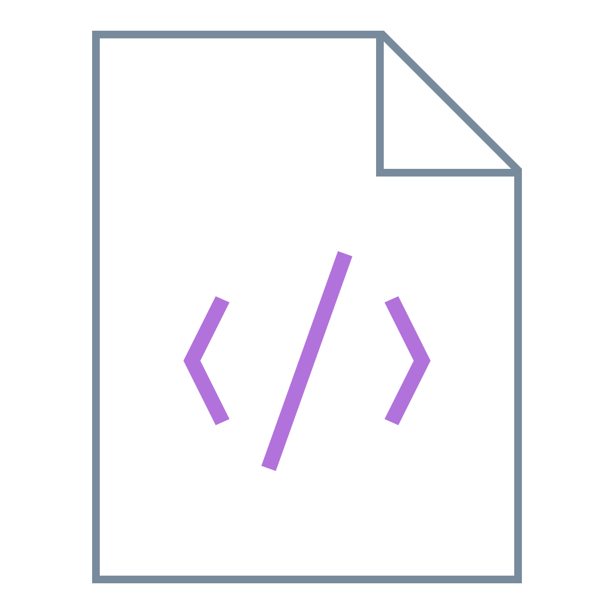 office l style code file icon