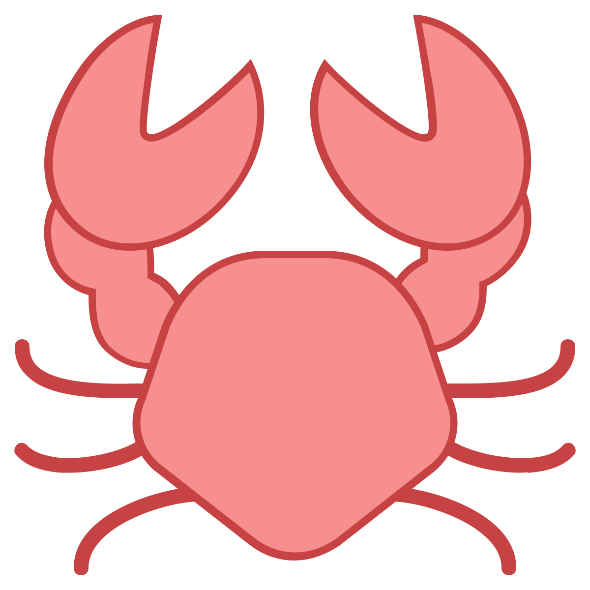 office l style crab icon
