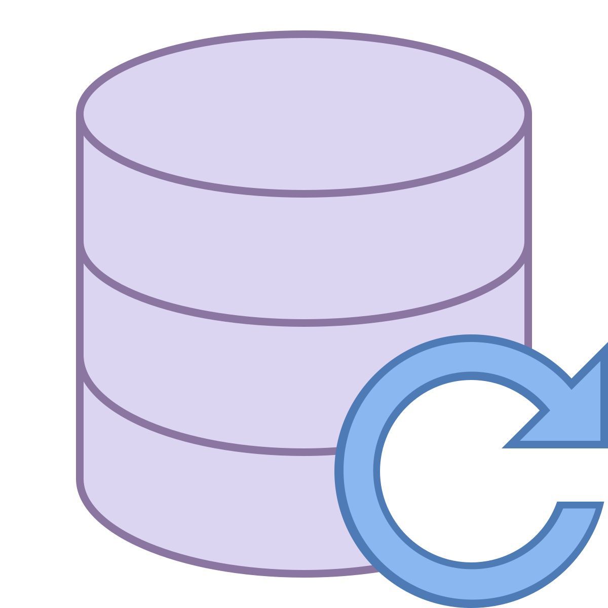 office l style data backup icon