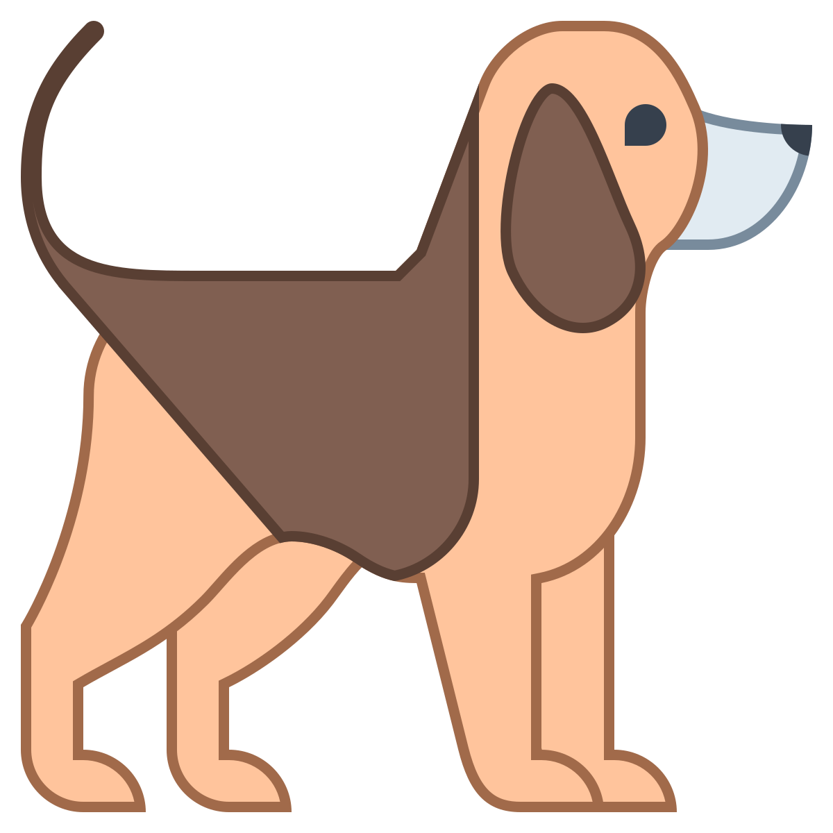 office l style dog icon