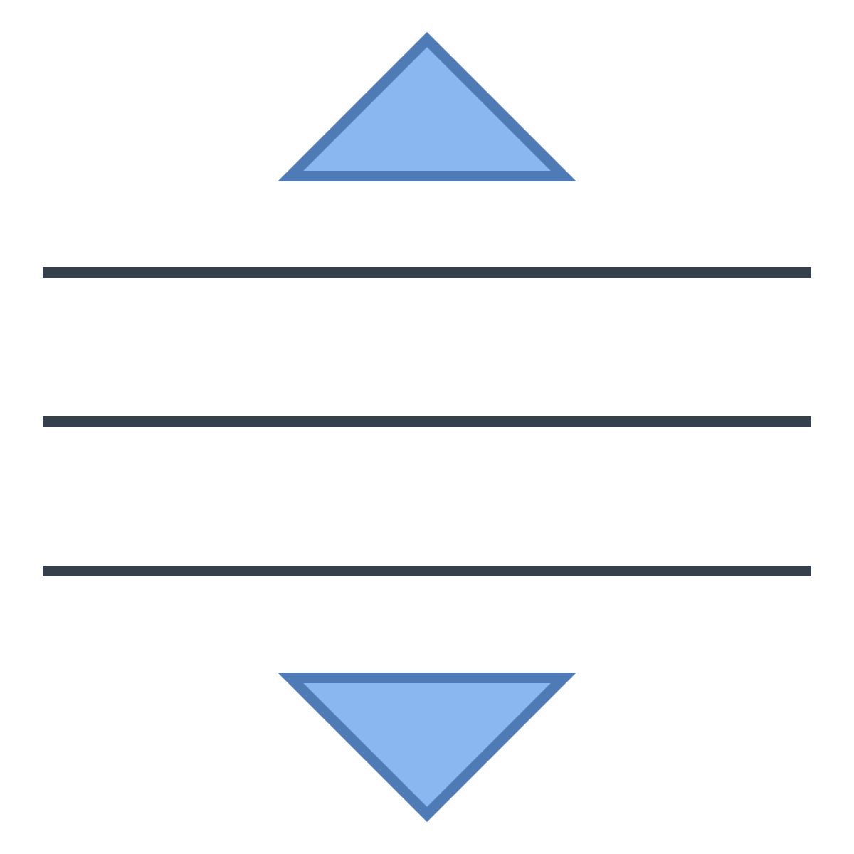 office l style drag reorder icon