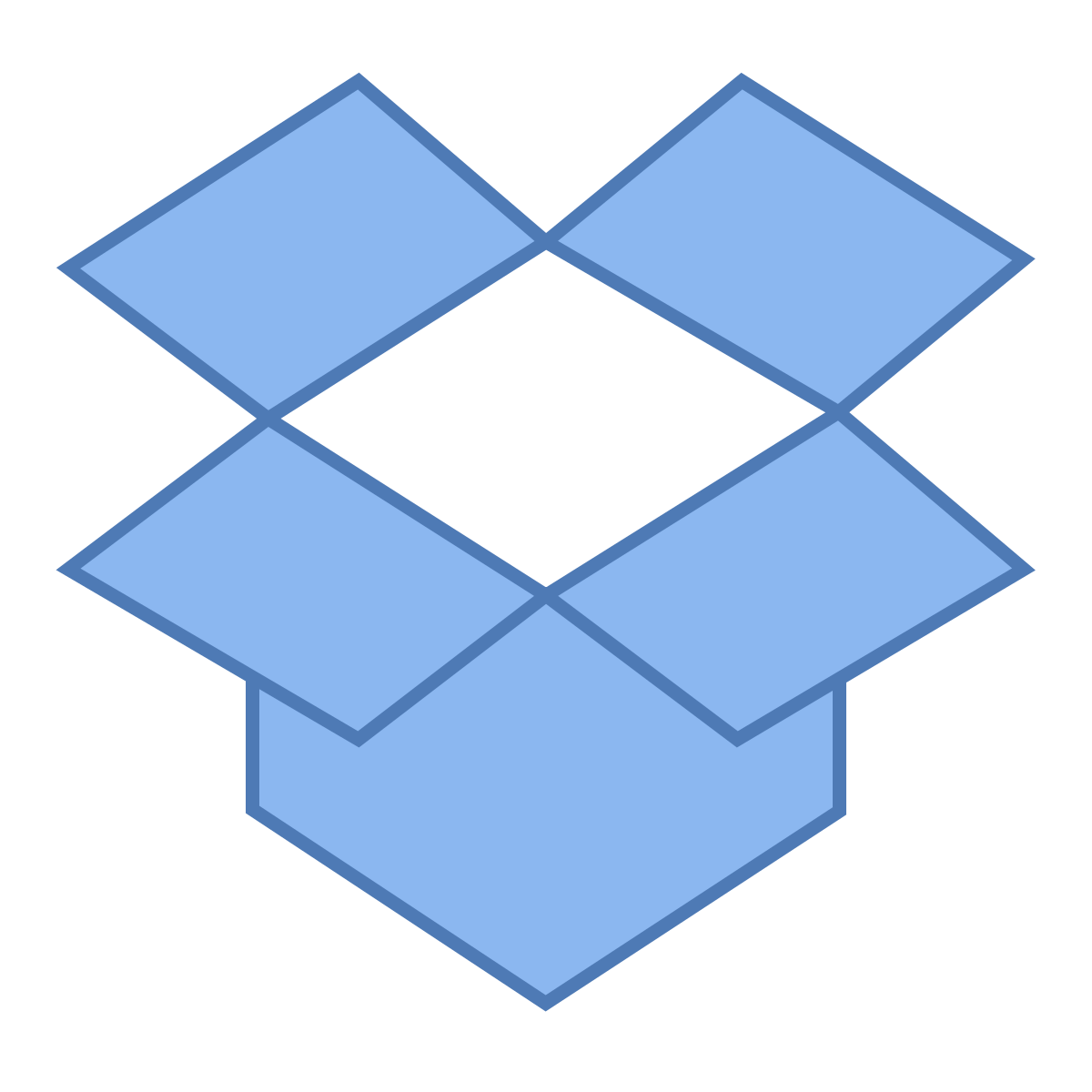 office l style dropbox icon