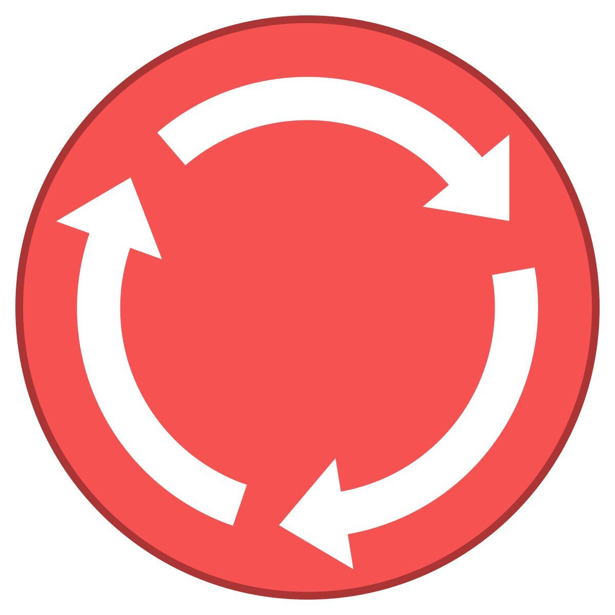 office l style emergency stop button icon