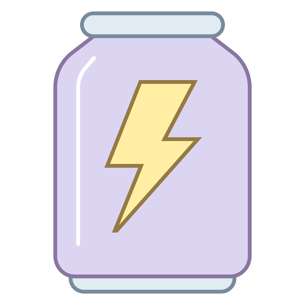 office l style energy drink icon