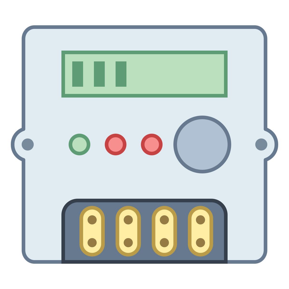 office l style energy meter icon