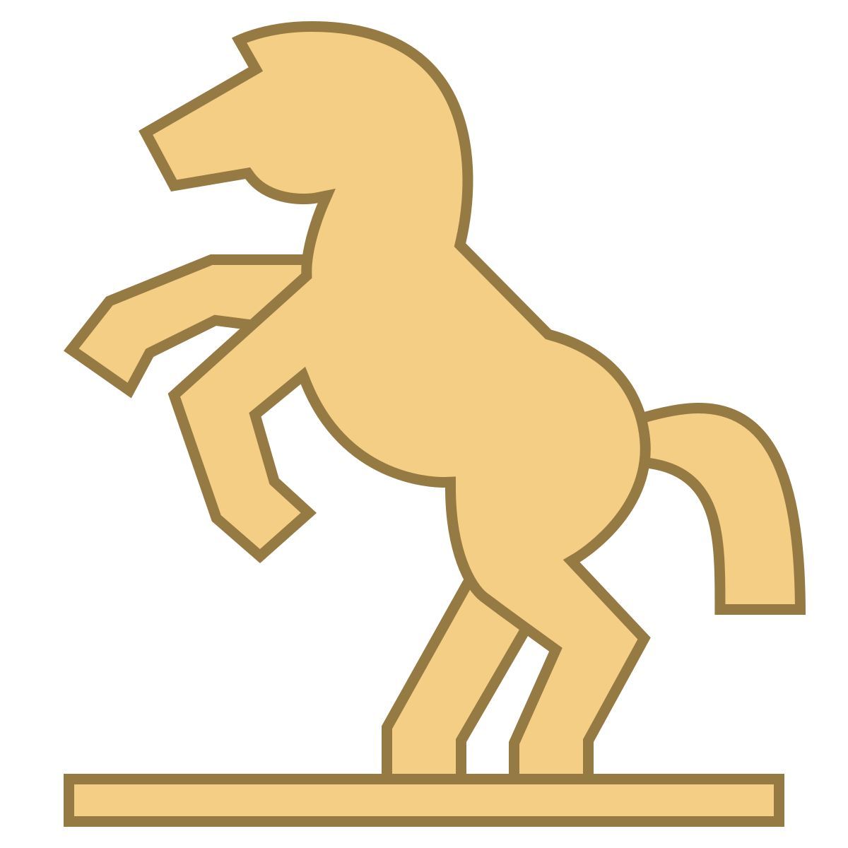 office l style reiterstatue icon