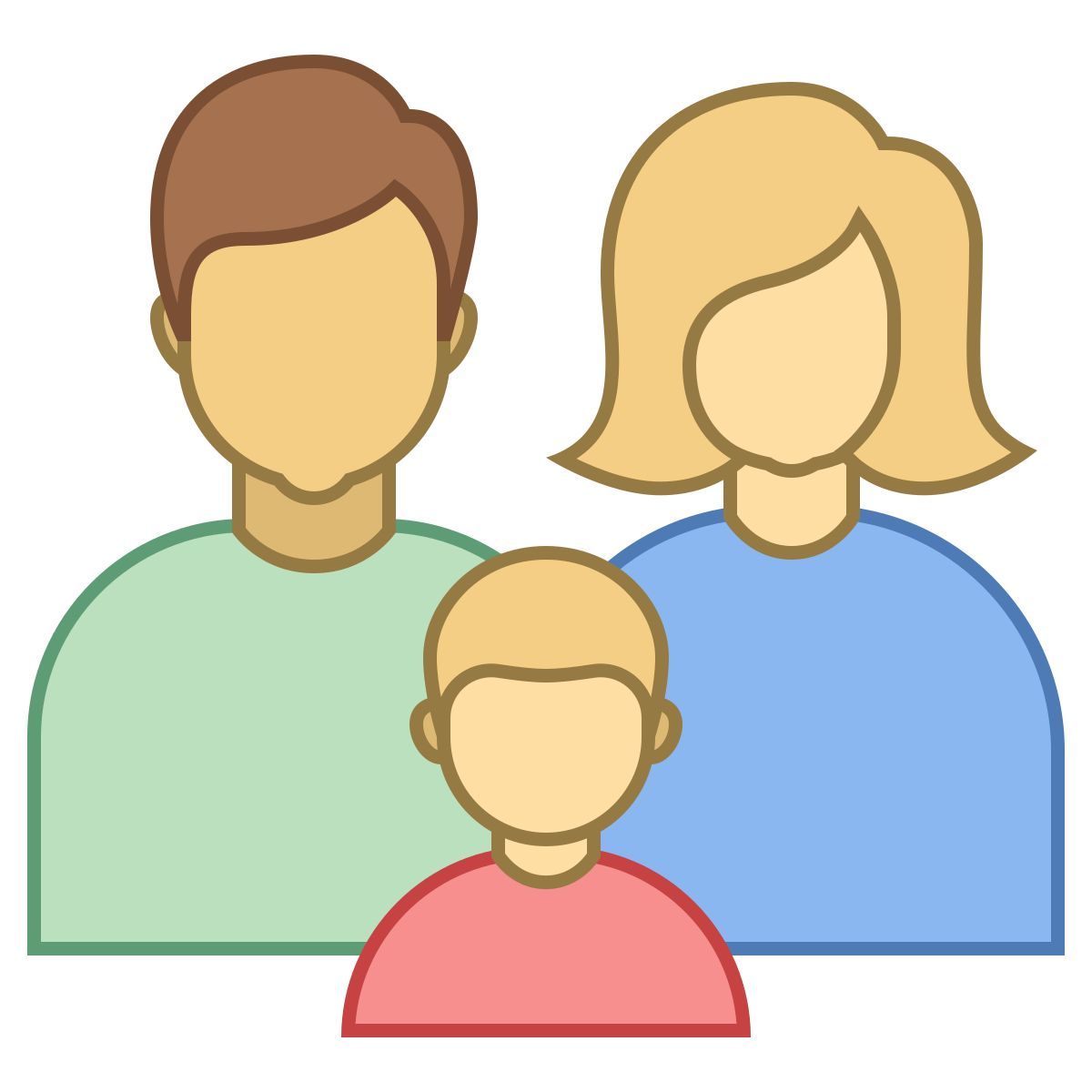 office l style 家庭男人女人 icon