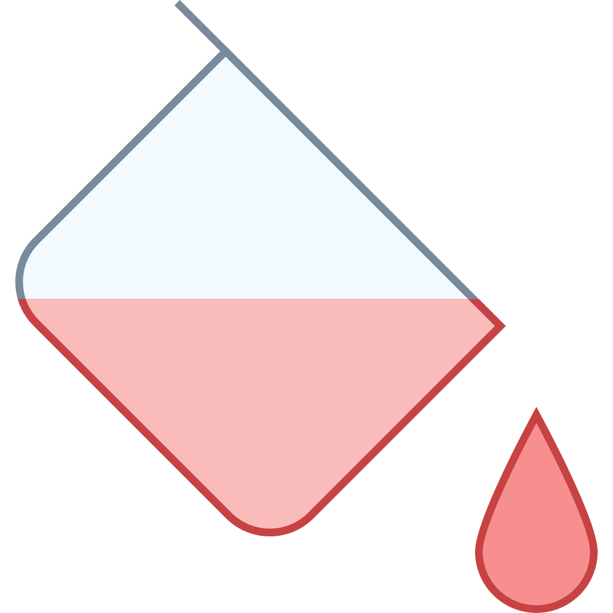 office l style fill color icon