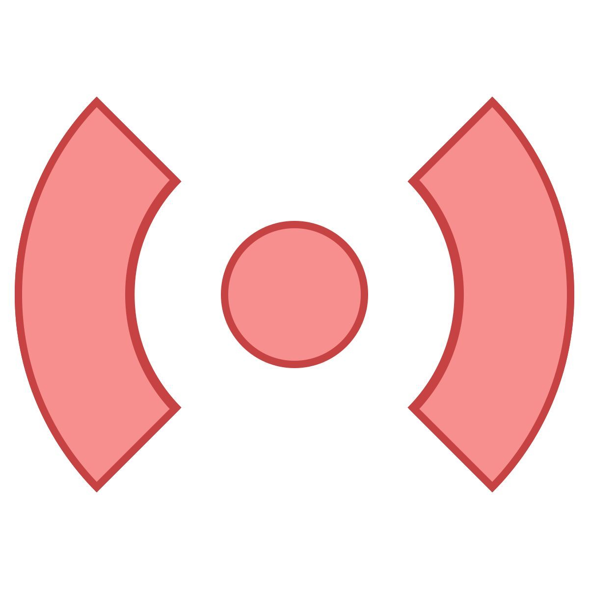 office l style pulsante di allarme antincendio icon