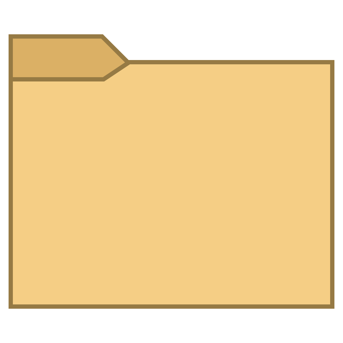 office l style folder invoices icon