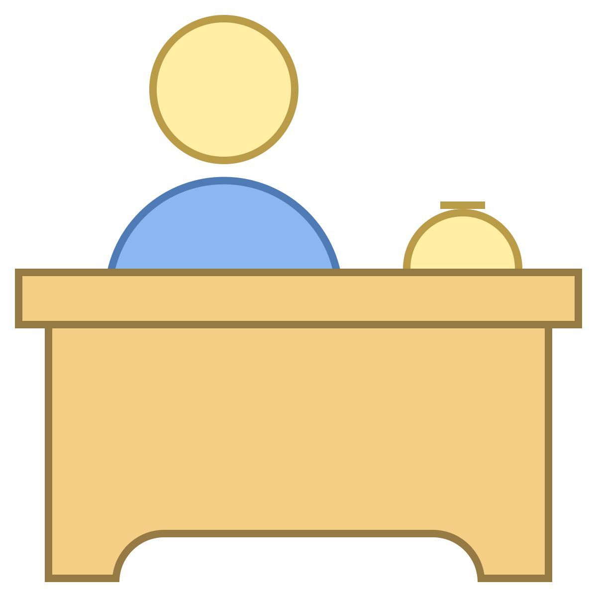 office l style 接待员 icon