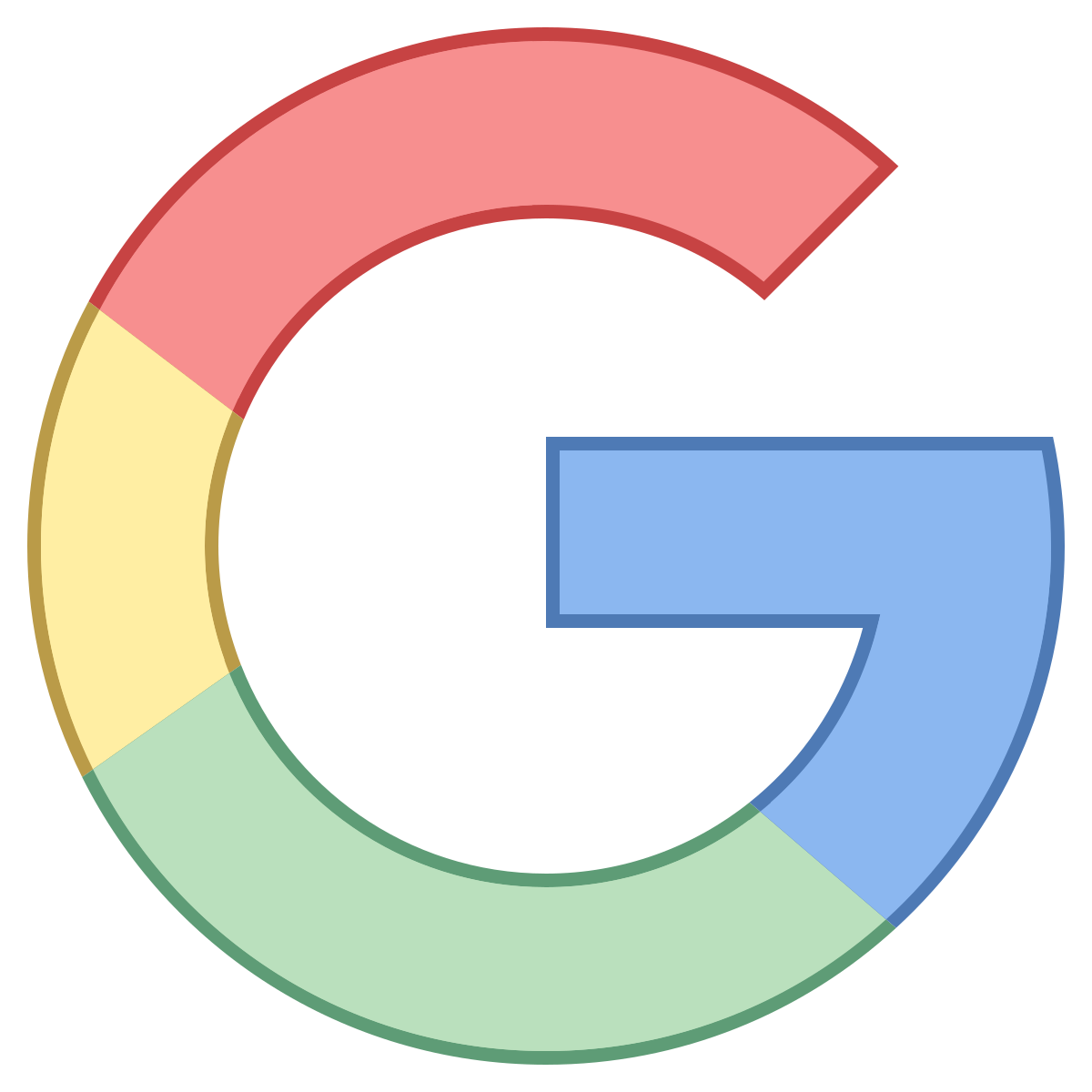 office l style google logo icon
