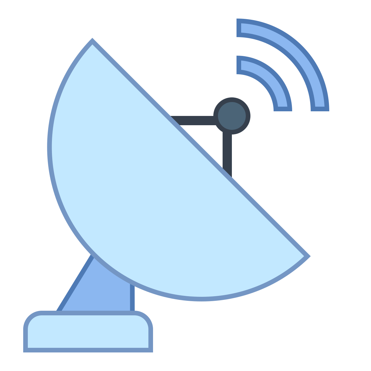 office l style gps receiving icon