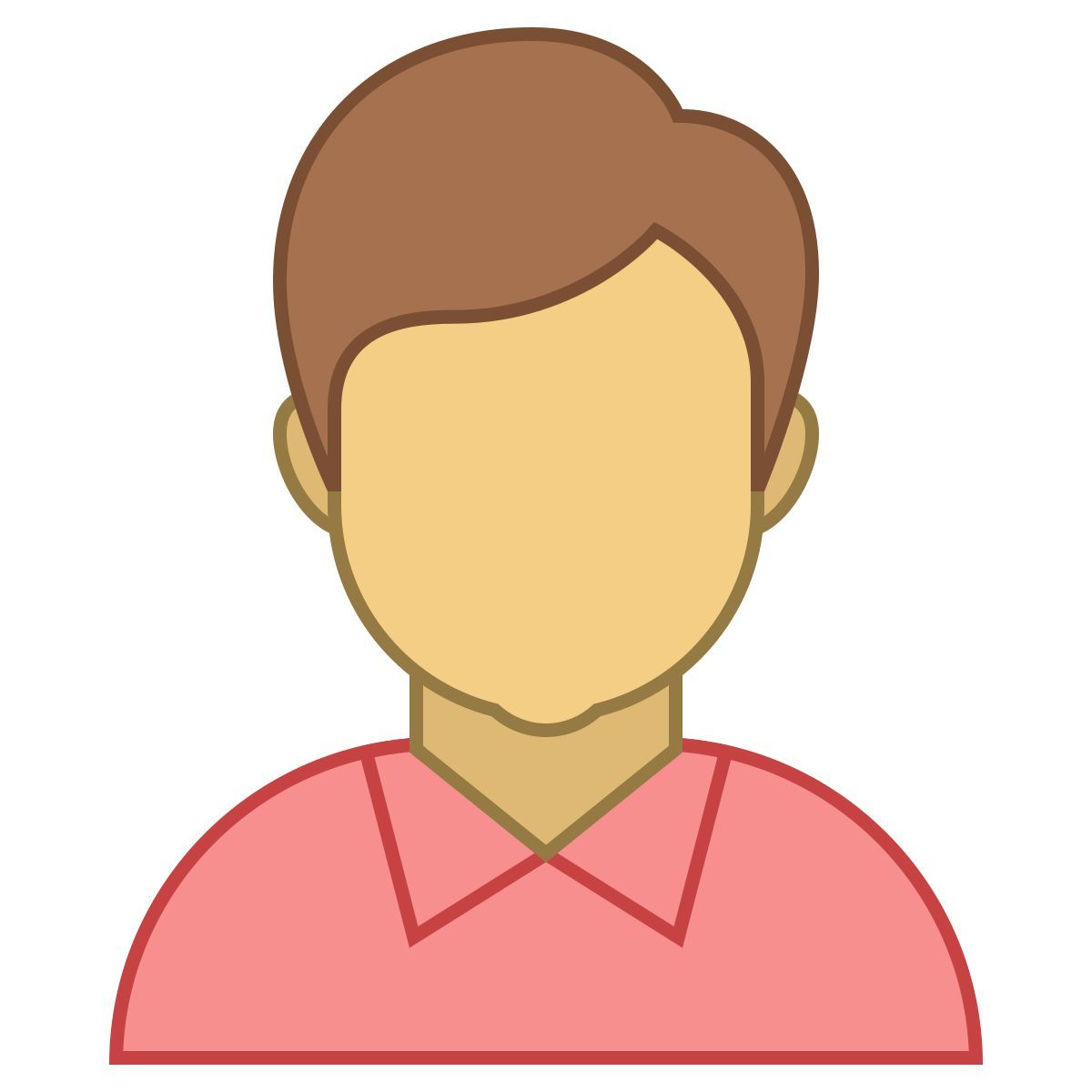 office l style account male icon