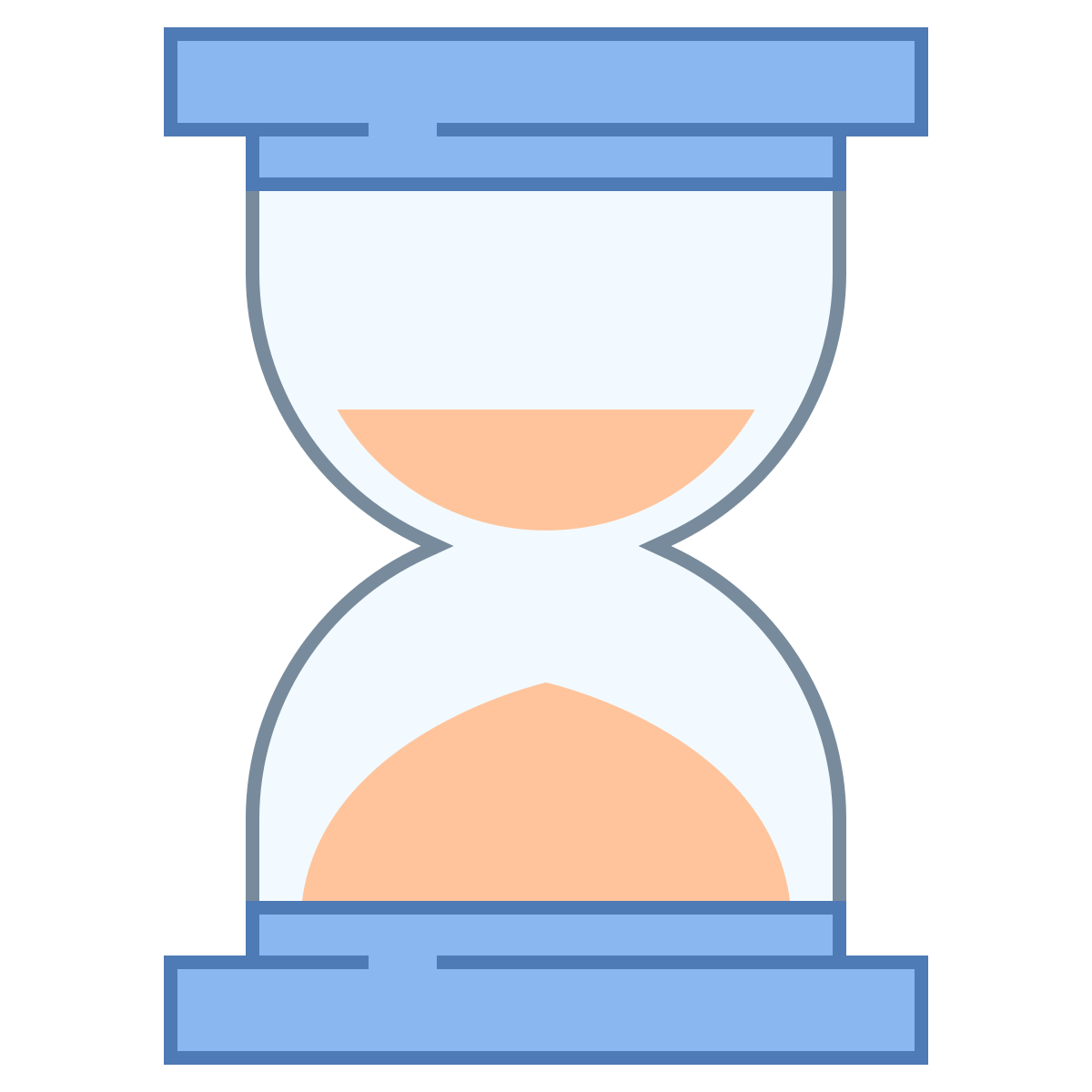 office l style hourglass icon