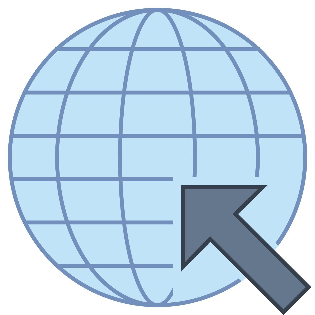 office l style internet icon