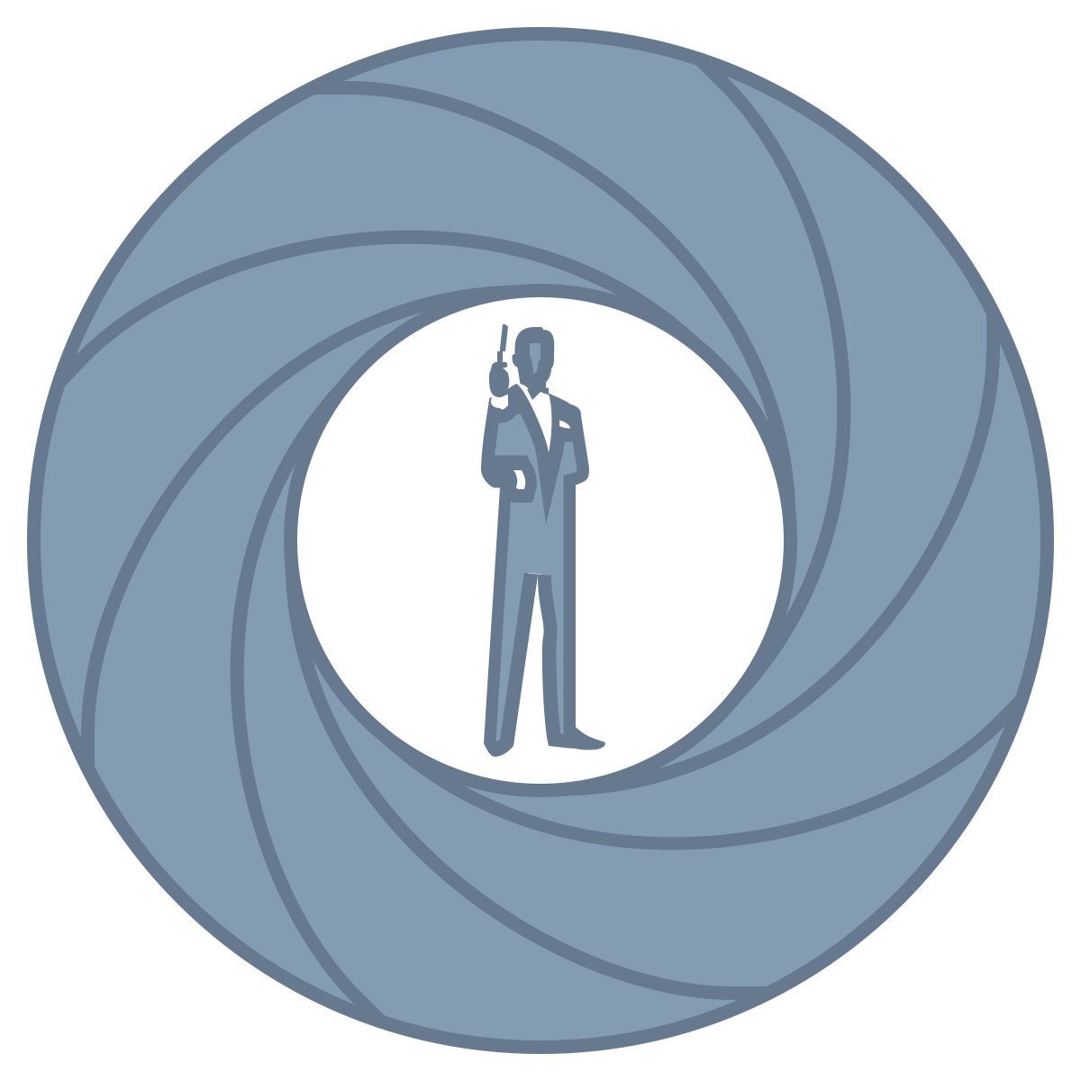 office l style james bond icon