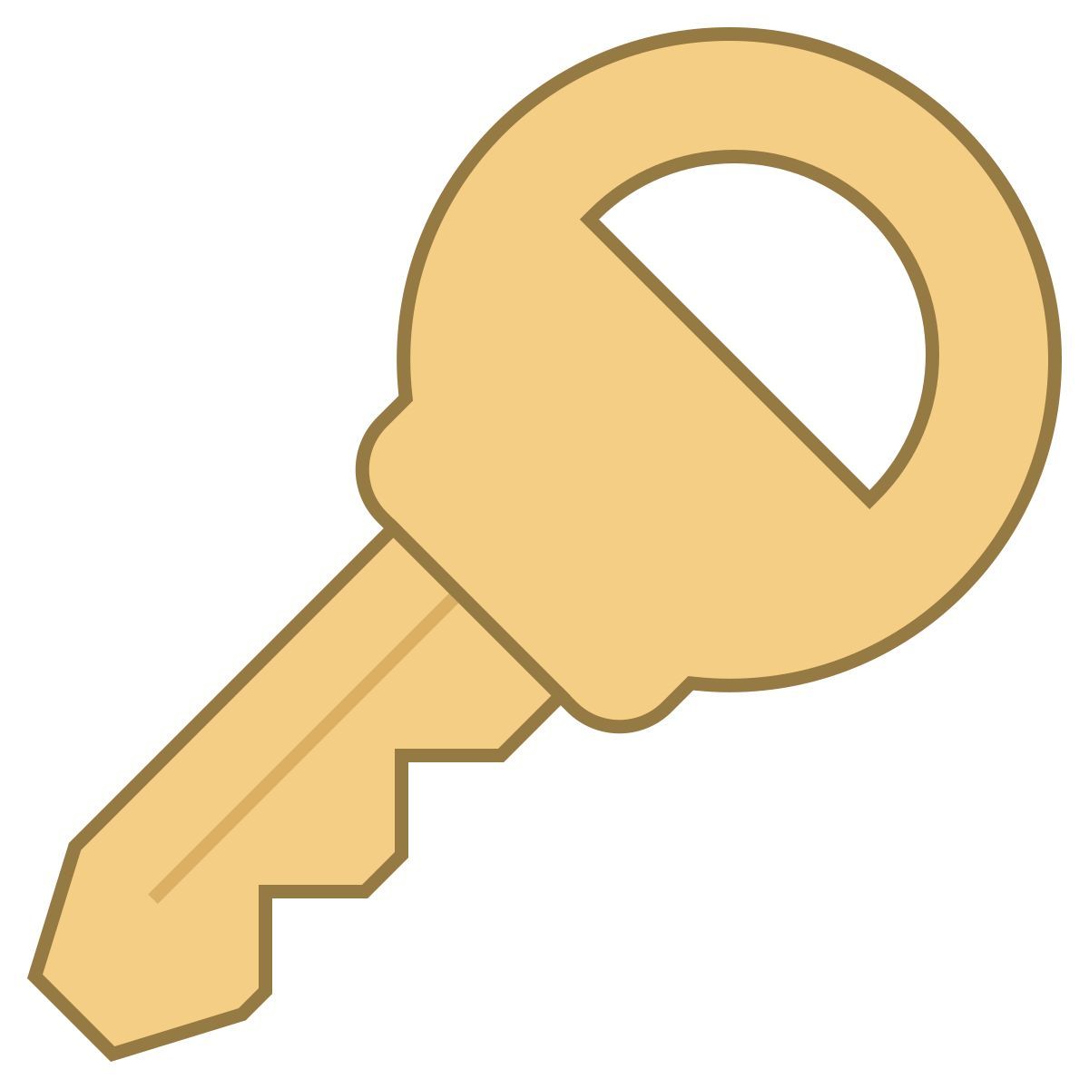 office l style schlüssel icon