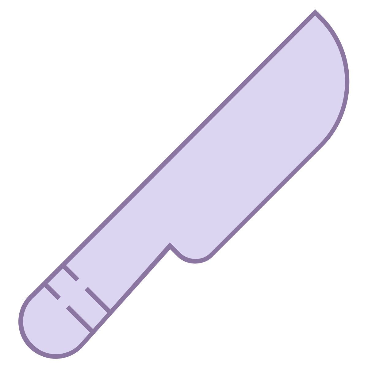 office l style coltello icon