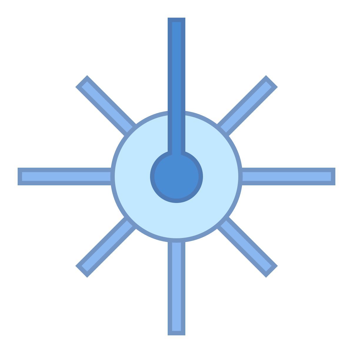 office l style rayo láser icon