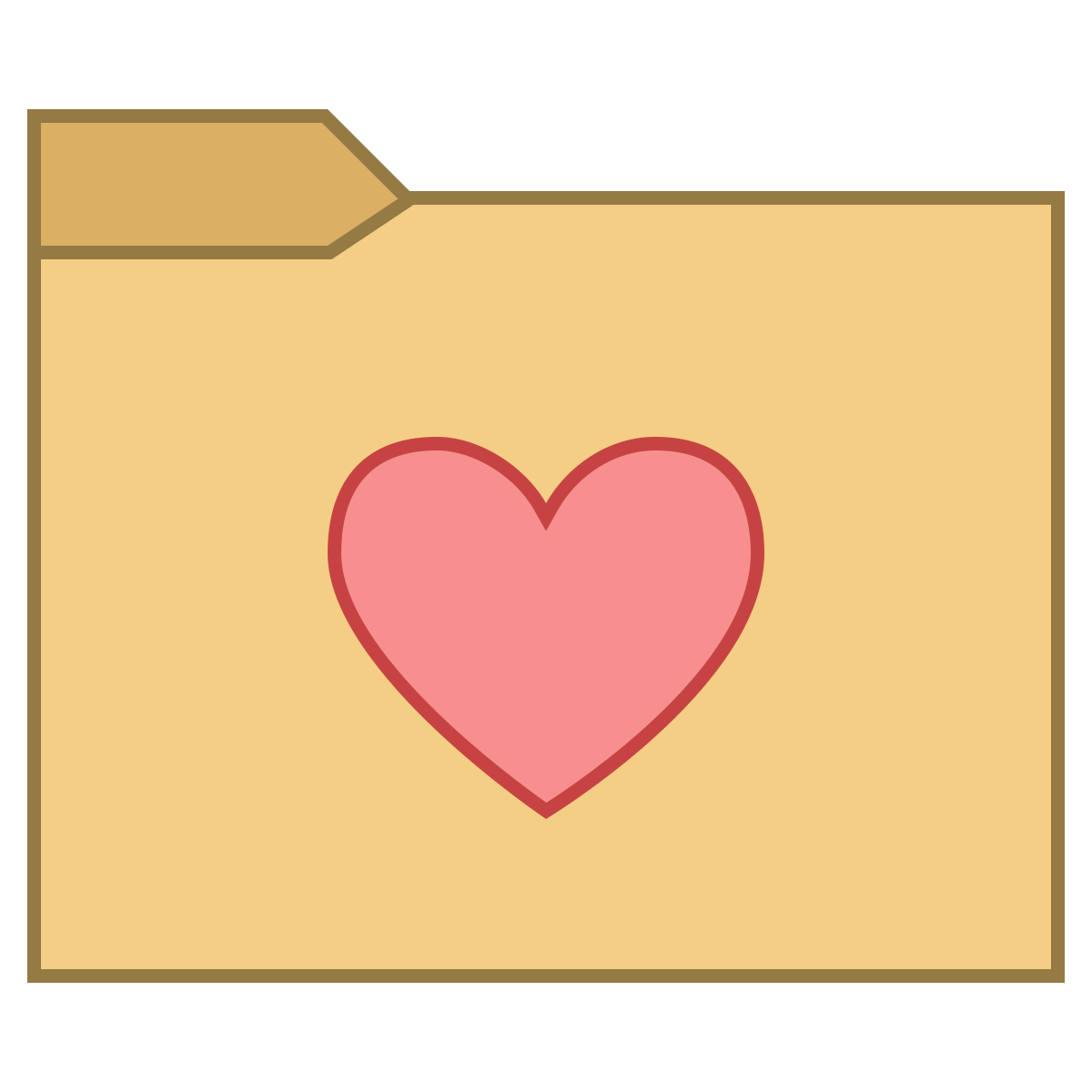 office l style likes folder icon