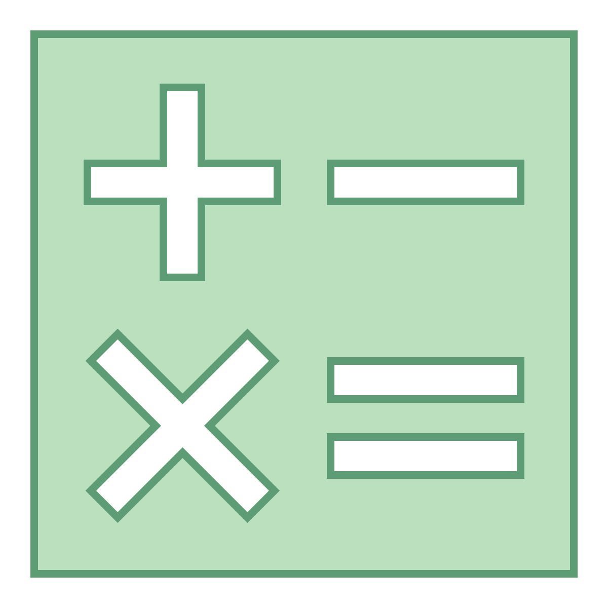 office l style mathe icon