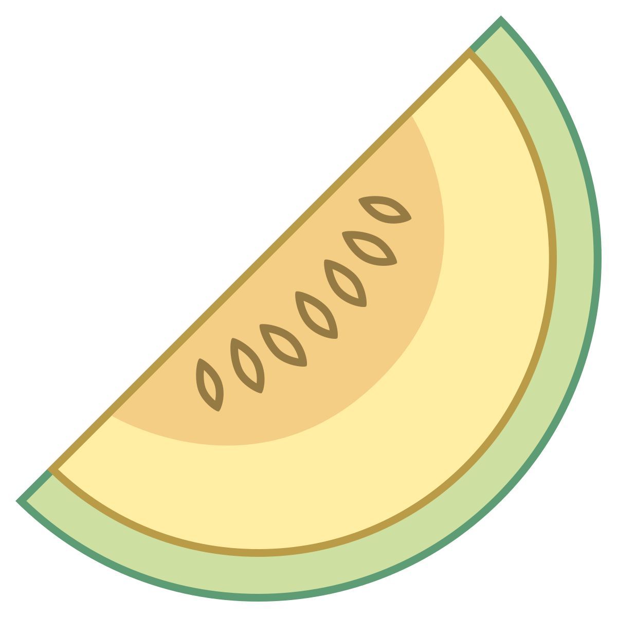 office l style melon icon