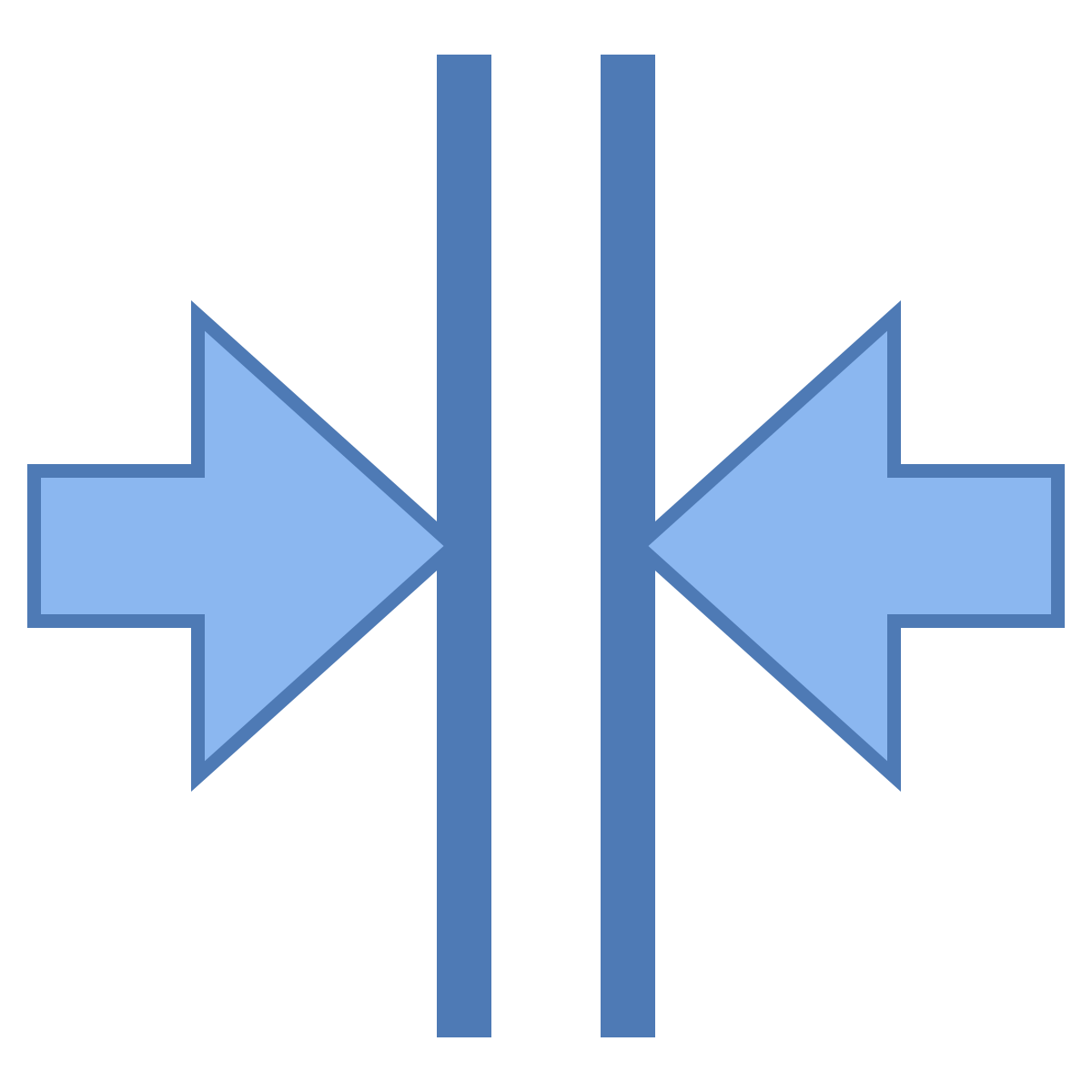 office l style merge vertical icon