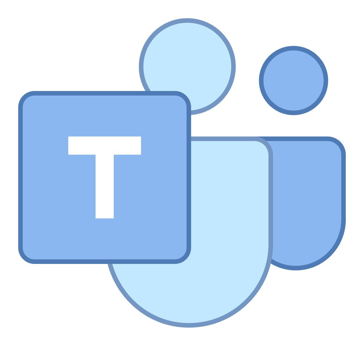 office l style microsoft teams 2019 icon