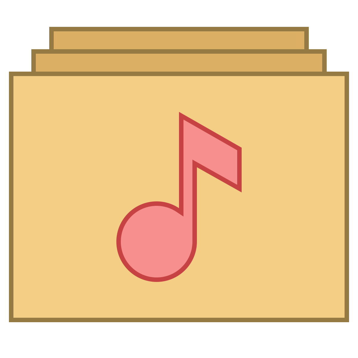 office l style music library  v2 icon