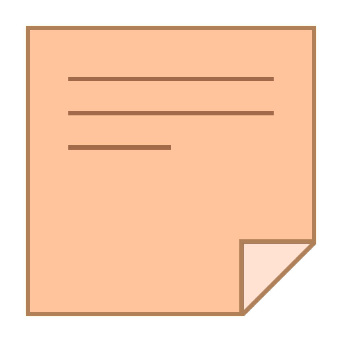 office l style 노트 icon