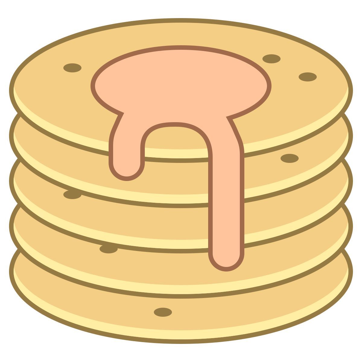 office l style pfannkuchen icon