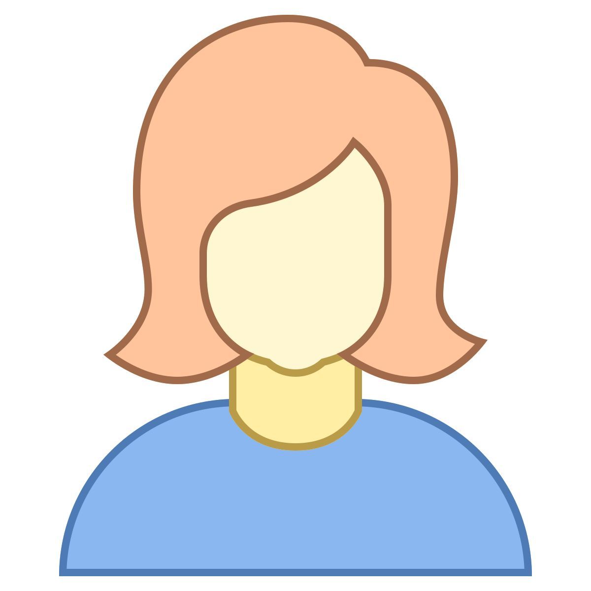 office l style 사람 여성 피부 유형 1 2 icon