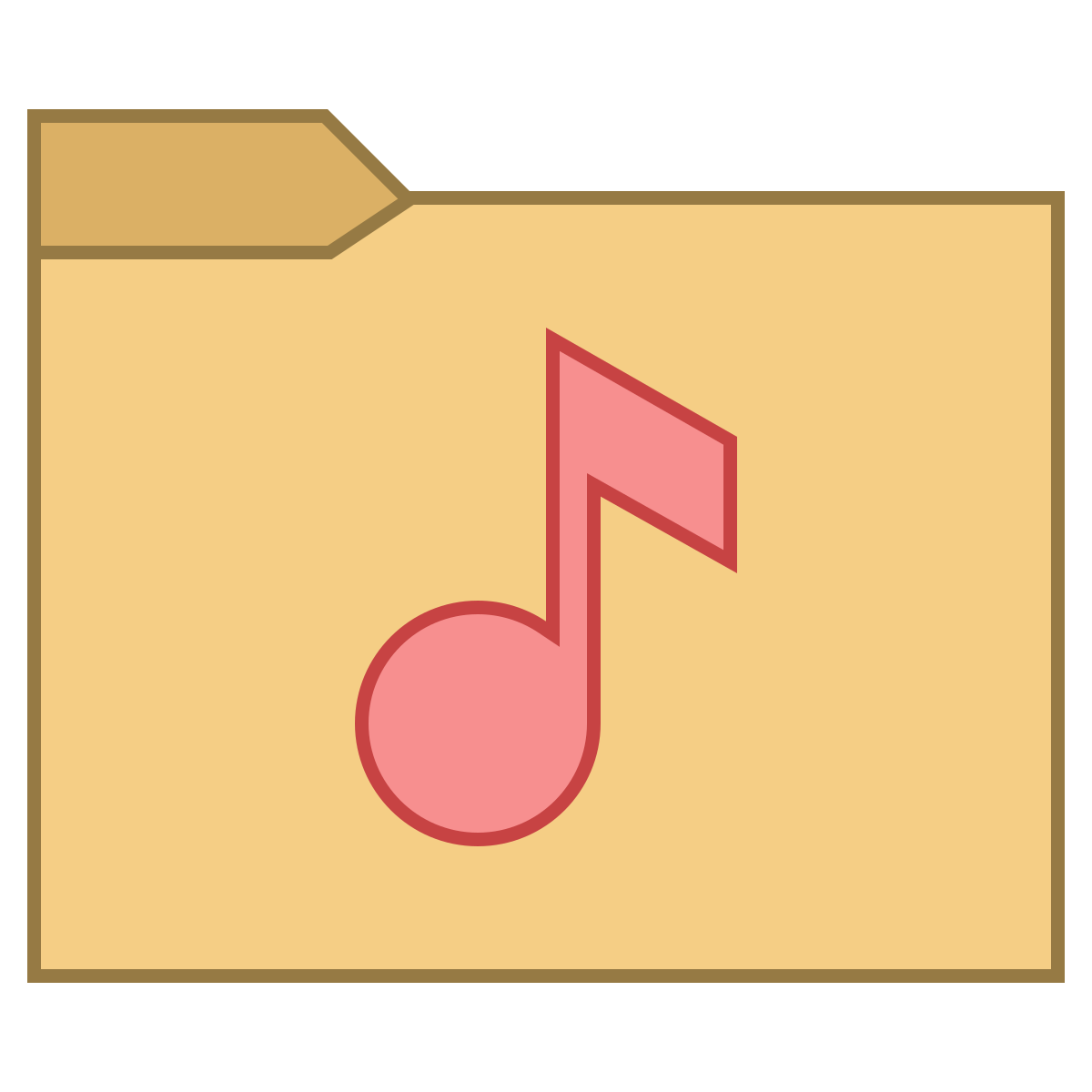 office l style photos folder icon