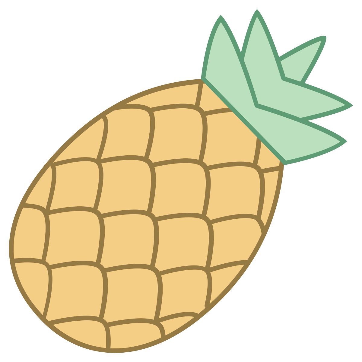 office l style pineapple icon