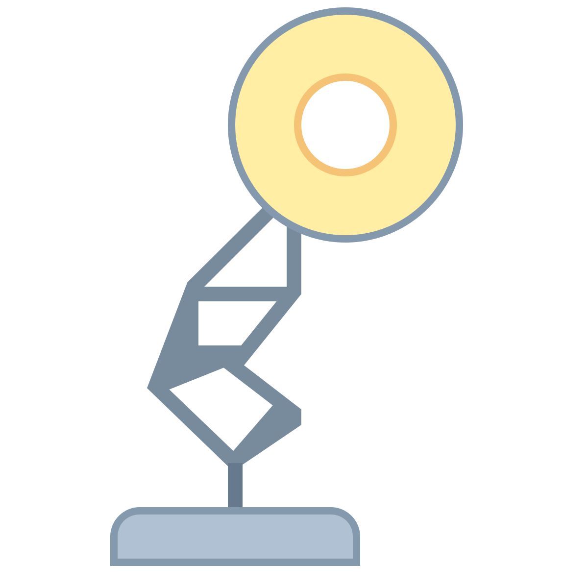office l style pixar lamp icon