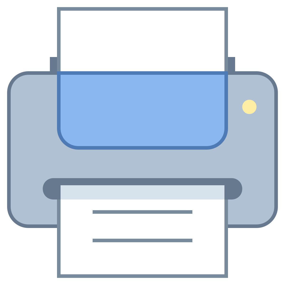 office l style print icon
