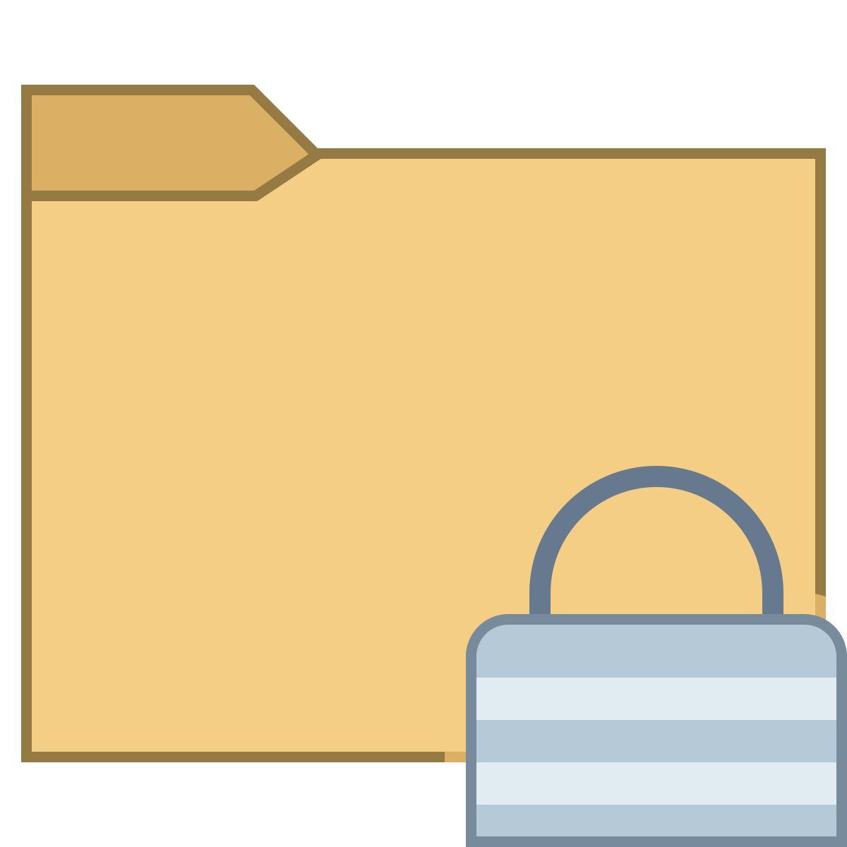 office l style 私人文件夹 icon