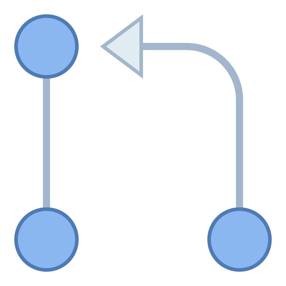 office l style pull request icon