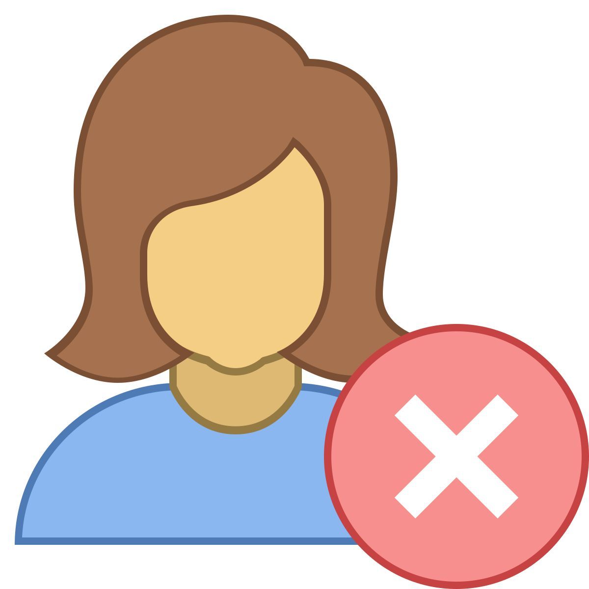 office l style remove user icon