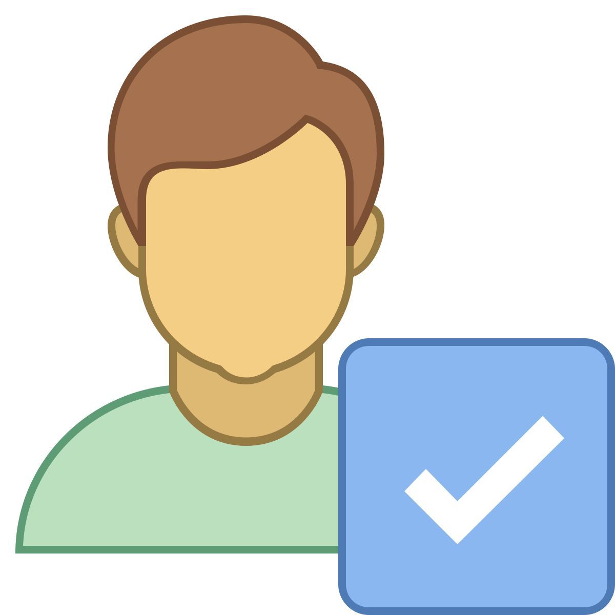 office l style 男评论员 icon