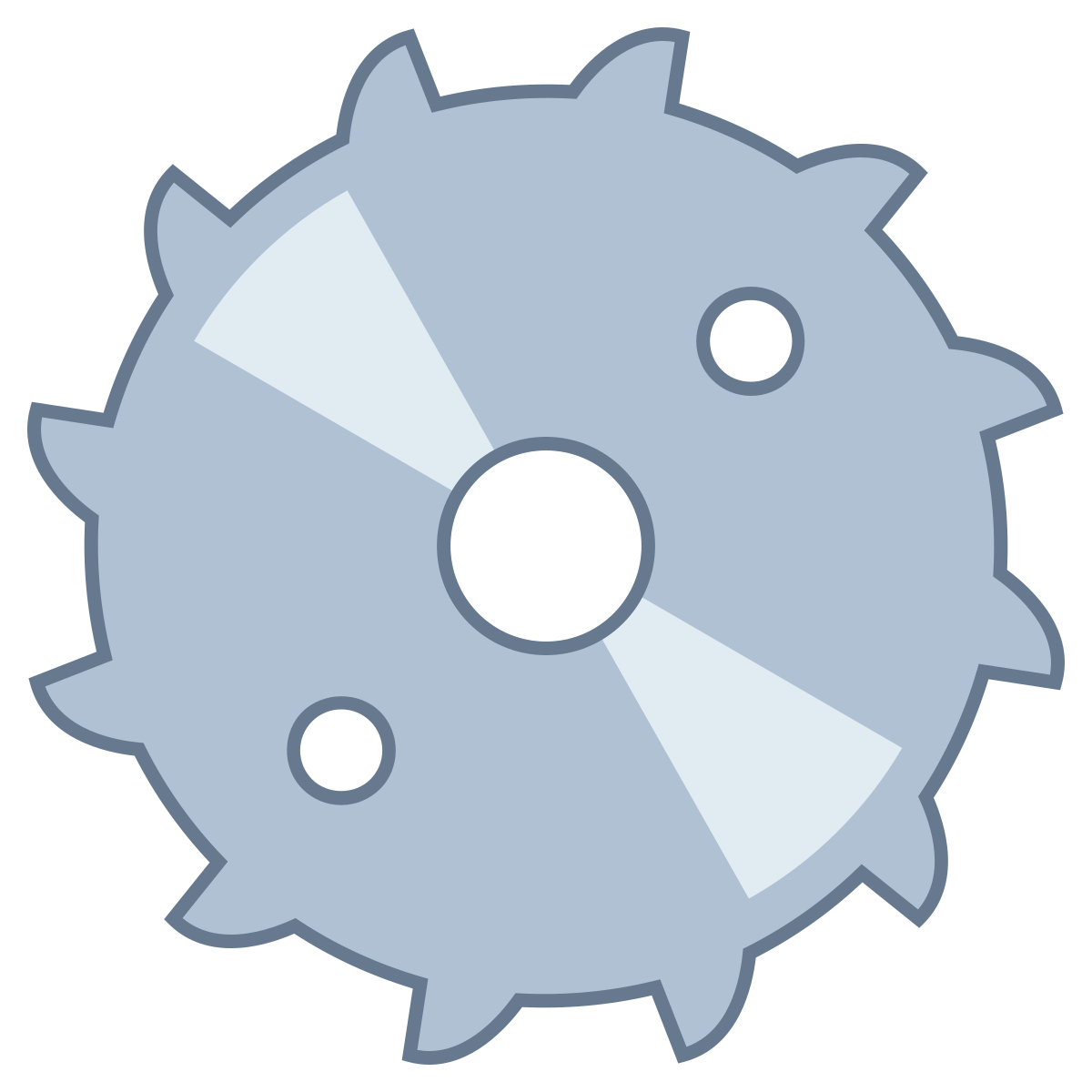 office l style saw blade icon