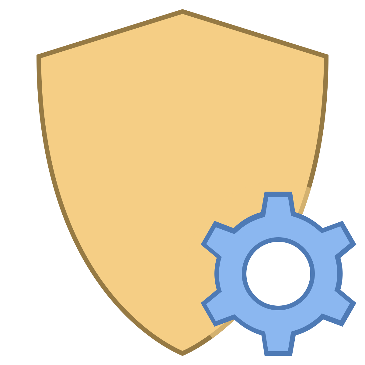 office l style security configuration icon