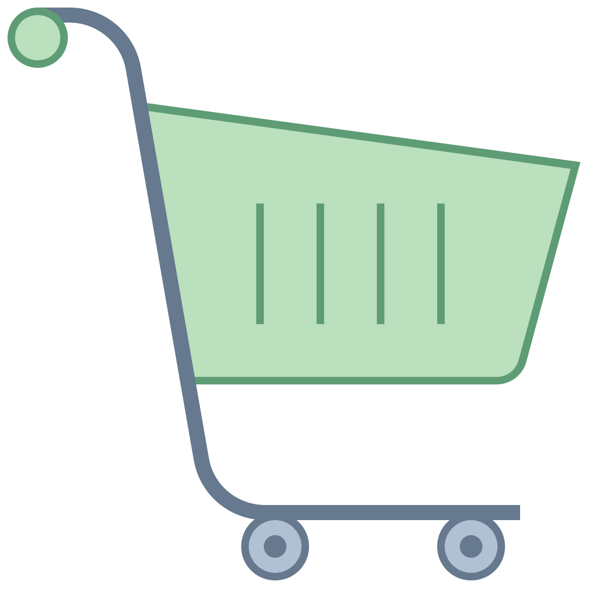 office l style shopping cart icon